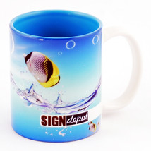 Szublimációs bögre színes belsővel