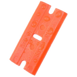 Cserélhető műanyag penge műanyag kaparó szerszámhoz - Narancs (100db)