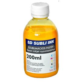 SD Szublimációs festék 200ml Sárga - kifutó termék