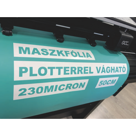 Maszkfólia plotterrel vágható 230mic 50cm