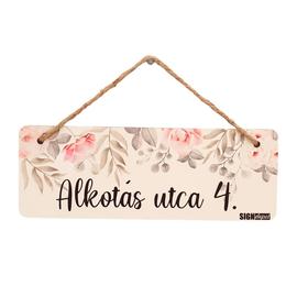 Szublimációs natúr téglalap fa tábla