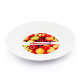Szublimációs fehér tányér 19cm