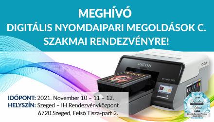 MEGHÍVÓ digitális nyomdaipari megoldások c. rendezvényre!