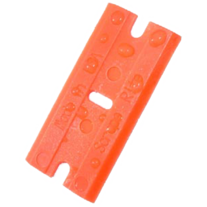 Cserélhető műanyag penge műanyag kaparó szerszámhoz - Narancs (100db)