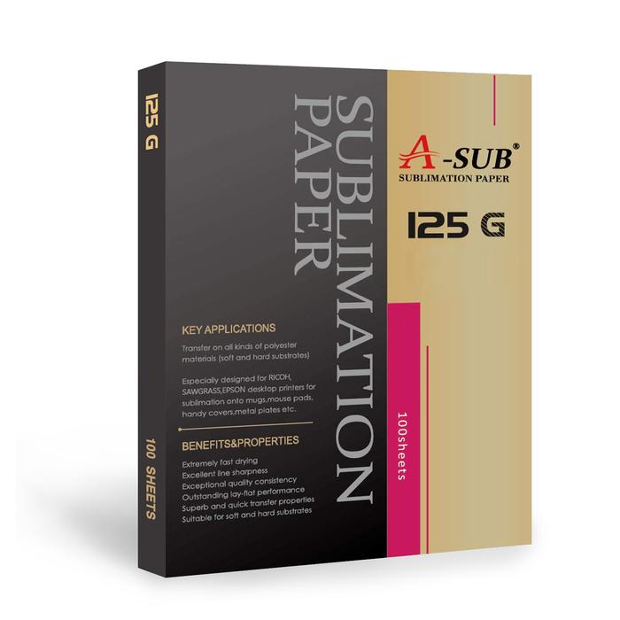 A-SUB 125g prémium szublimációs papír 100db